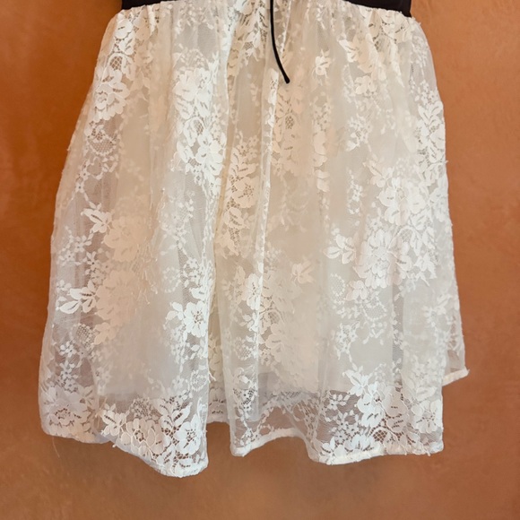 For Love & Lemons Romantic Lace Mini Dress | XS | Puff Sleeve Cottagecore - Picture 2 of 8